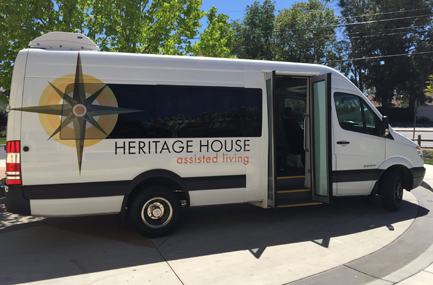 Heritage House Van transportation